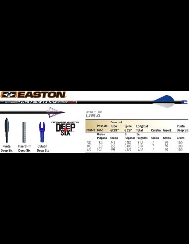 TUBO EASTON CARBON INJEXION NANO