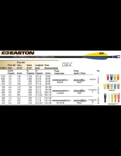 TUBO EASTON CARBON ONE